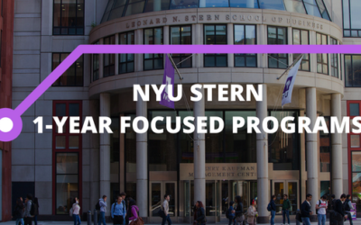 NYU Stern is Revolutionizing the MBA with it’s new 1-Year Focused Programs