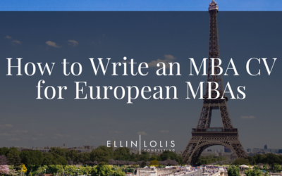 How To Write an MBA CV for Elite European Business Schools