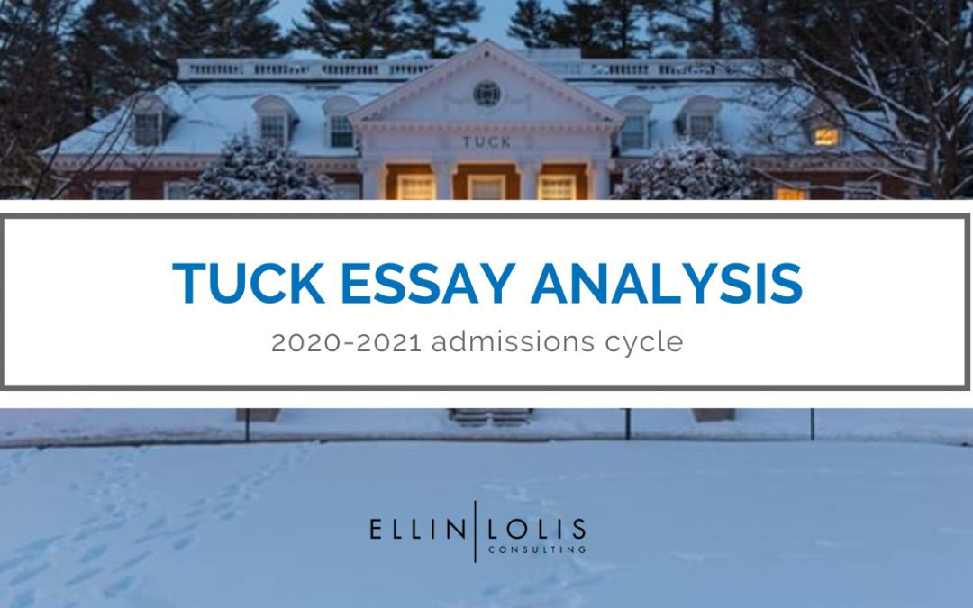 tuck sample essays