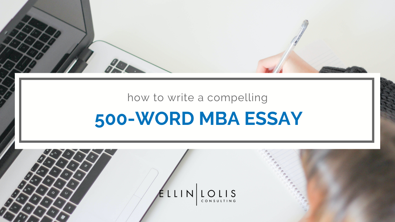 500 words mba essay
