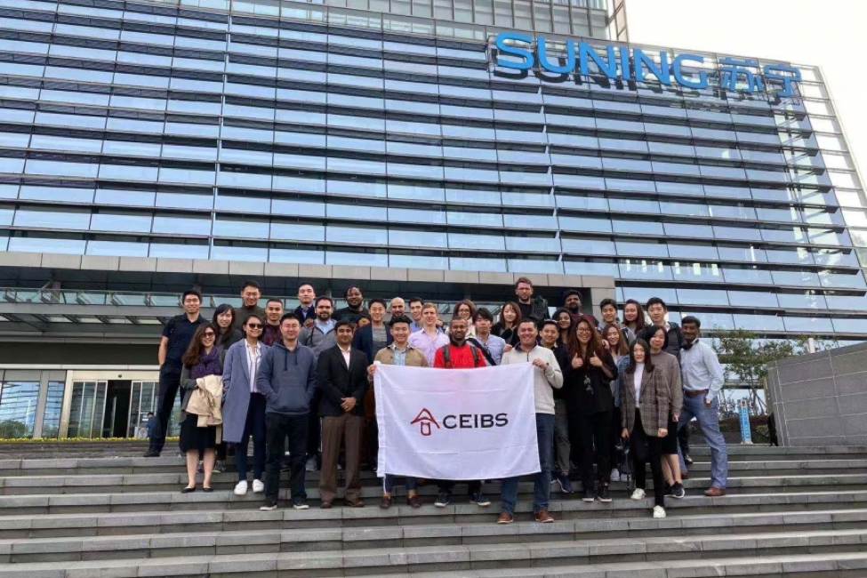 Students from the 2021 MBA Program participate in the China module in Nanjing, photo courtesy of Ceibs.edu