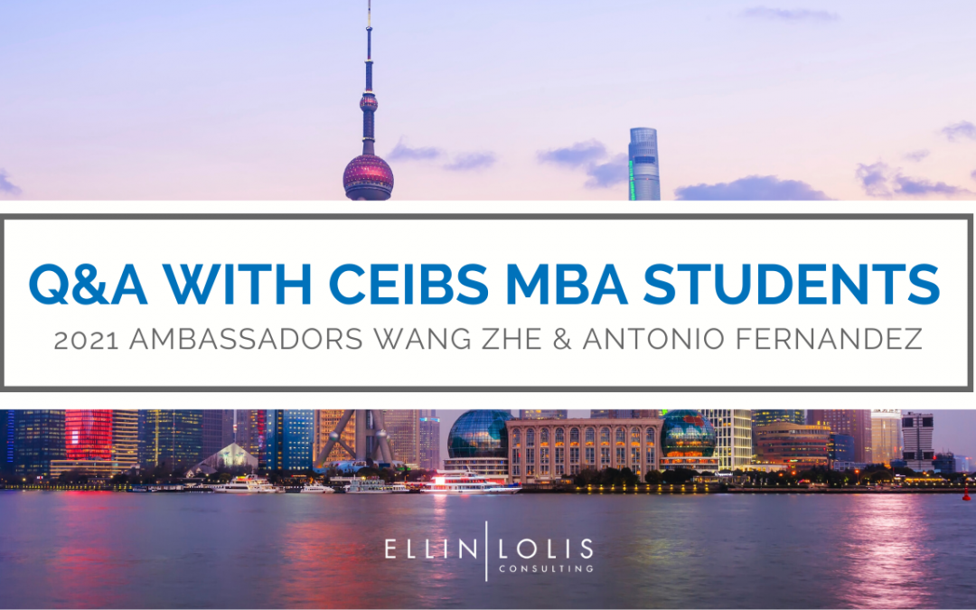 Q&A with CEIBS MBA 2021 Student Ambassadors Wang Zhe and Antonio Fernandez