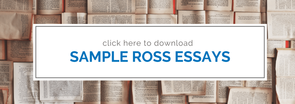 ross school of business supplemental essays