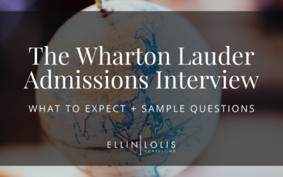 The Wharton Lauder Interview – What to Expect + Sample Questions