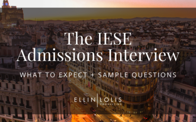 The IESE Interview – What to Expect + Sample Questions