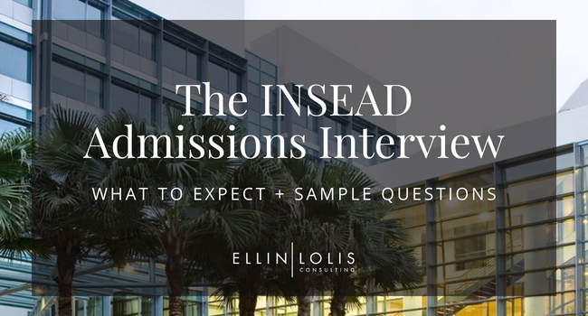 insead mba essay questions