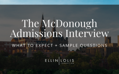 The Georgetown McDonough Interview – What to Expect + Sample Questions