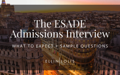 The ESADE Interview – What to Expect + Sample Questions