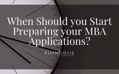 When Should You Start Preparing Your MBA Application?