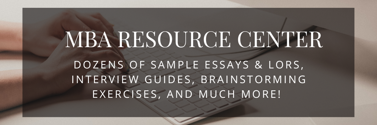 MBA Resource Center - Everything You Need
