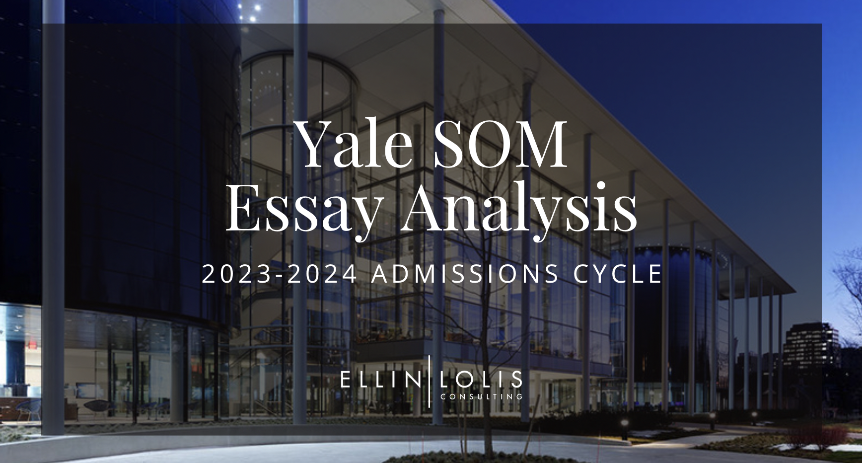 2023-2024 Yale SOM MBA Essay Tips and Example Essays