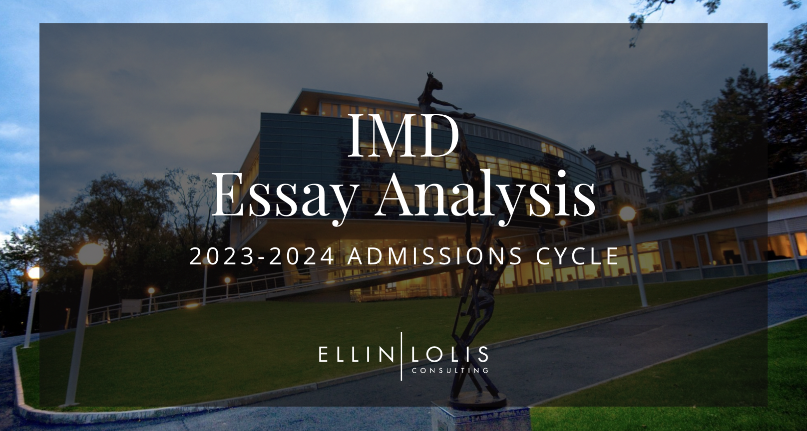 2023-2024 IMD MBA Essay Tips