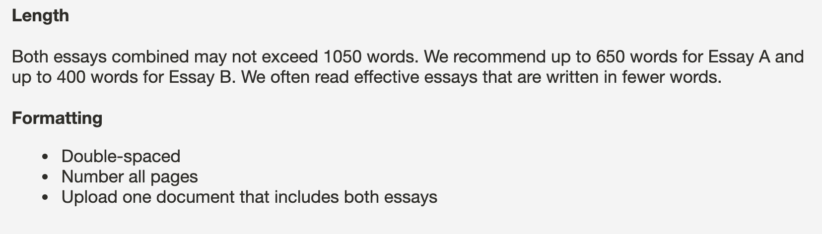 stanford gsb essay word limit