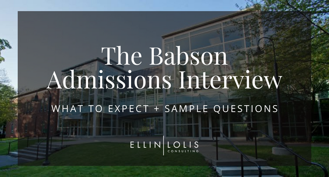 The Babson MBA Interview – What to Expect + Sample Questions