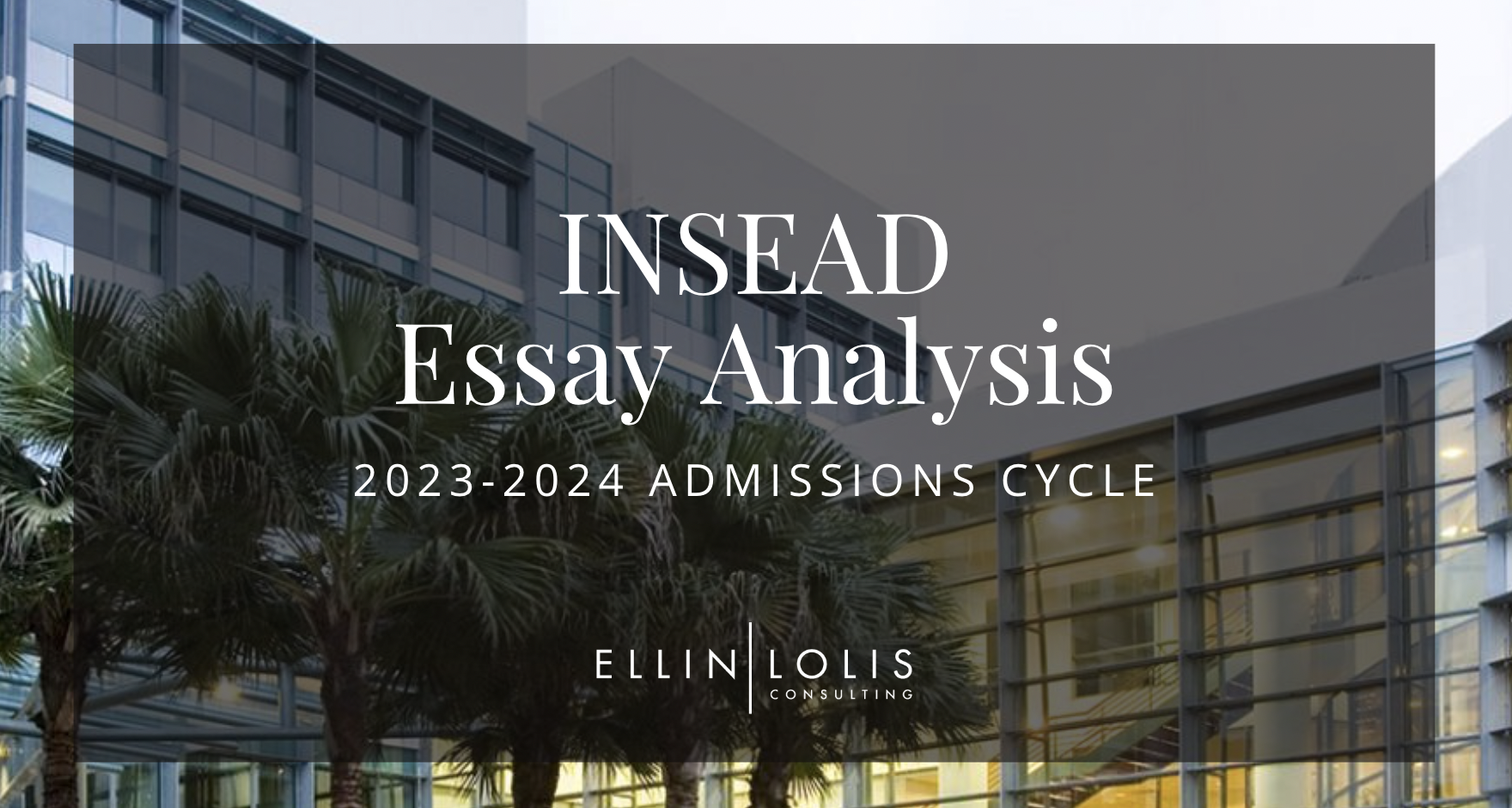 2023-2024 INSEAD Essay Analysis