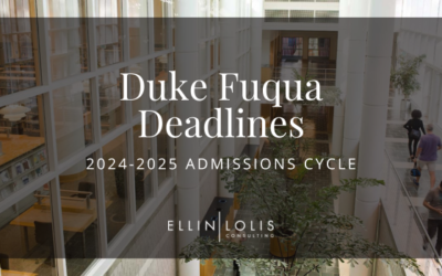 Duke Fuqua MBA Deadlines for 2024-2025