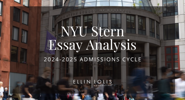 nyu mba essays full time