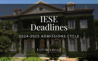IESE MBA Deadlines for 2024-2025