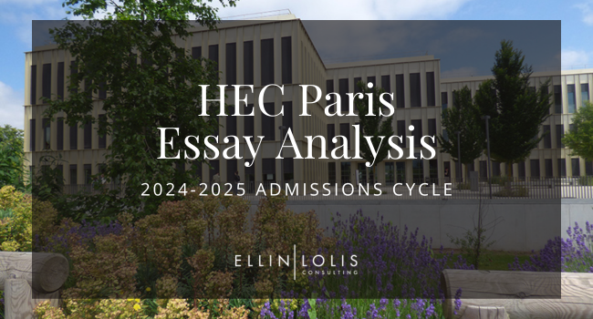 2024-2025 HEC Paris MBA Essay Tips and Example Essays