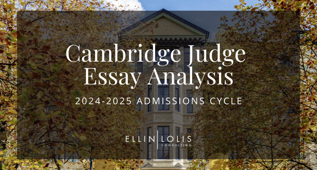 2024-2025 Cambridge Judge MBA Essay Tips and Example Essays