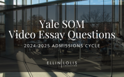 The Yale SOM Video Essay Questions – And How to Successfully Answer Them