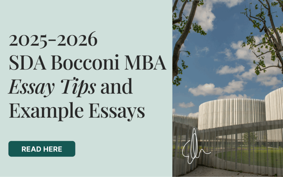 2025-2026 SDA Bocconi MBA Essay Tips and Example Essays