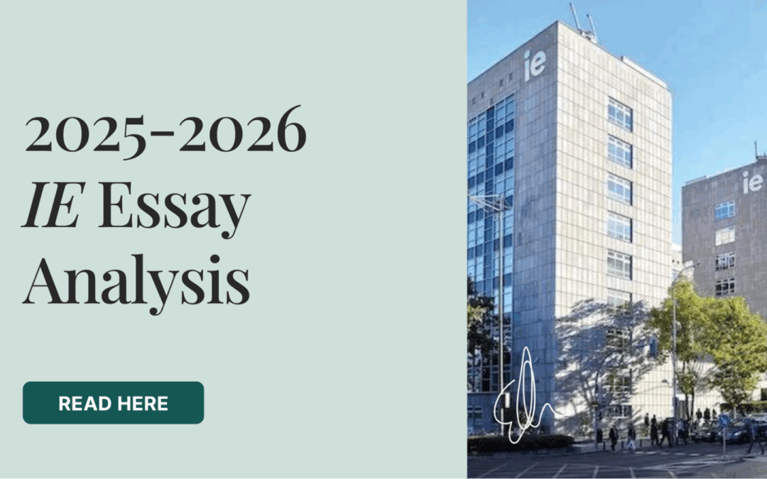 2025-2026 IE Essay Analysis