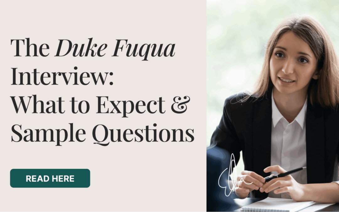 The Duke Fuqua Interview – What to Expect + Sample Questions